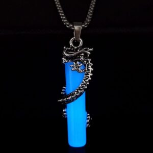 Ancient silver blue light