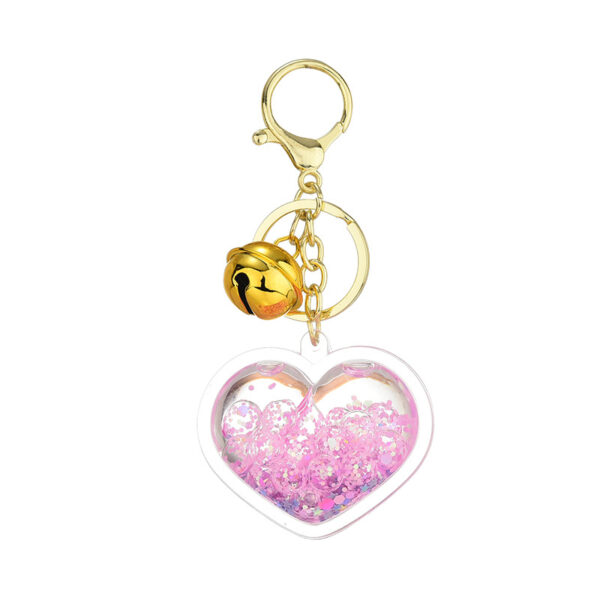 O1CN01gyxK451JM0EwFtFiE_2200601031013-0-cib Wholesale Acrylic Luminous Bubble Bead Heart Keychain