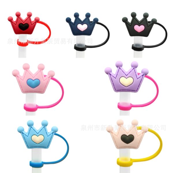 O1CN01h0052O271908IlVqk_2213236817736-0-cib Wholesale Colorful Crown Series Straw Tube Cap