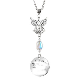 Angel Wings Round Keychain 2
