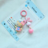 Wholesale Flocked Cute Cat Keychain OLY Exclusive