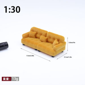 【1:30】brown and yellow sofa