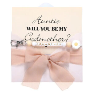 White daisy keychain 2