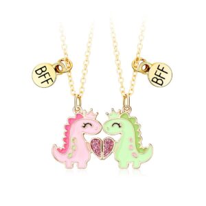 702 Dinosaur Gold Pink Green
