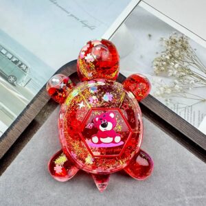 [red] cartoon flash quicksand turtle / 9.3cm large cartoon quicksand turtle