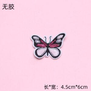 Small black butterfly patch -------- glue-free