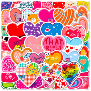 Wholesale 50pcs Sparkling Love Valentine's Day Stickers