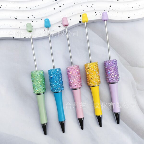 Wholesale DIY Jelly Indiscriminate Diamond Beaded Pen