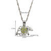 Wholesale Luminous Polar Bear Pendant Glowing Alloy Necklace