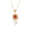 Wholesale Gold Heart Pendant Necklace Luxury Choker