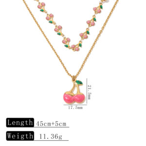 Cherry b-necklace