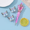 Wholesale 10pcs butterfly pen beads cartoon creative beads