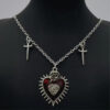 Wholesale Halloween vintage gothic love bat jewelry necklace pendant necklace