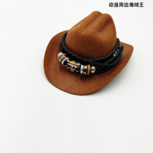 Brown cowboy hat anime peripheral one piece / L code