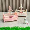 Wholesale Baby crib mini bedroom furniture miniature Doll Accessories