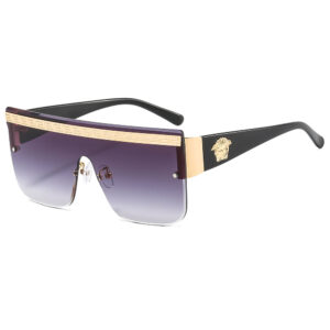 Gold frame progressive Gray