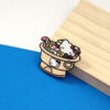 Wholesale Cute Creative Hot Pot Cartoon Brooch Keychain OLY Exclusive
