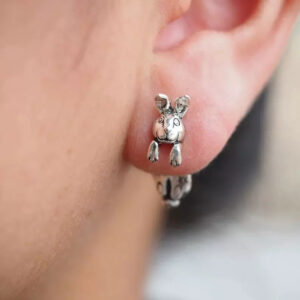 Wholesale Vintage Creative Rabbit Earrings