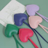 O1CN01hMyDtI1fsuH4teenD_2204155124063-0-cib Wholesale Leather Heart-Shaped Hand Strap Keychain