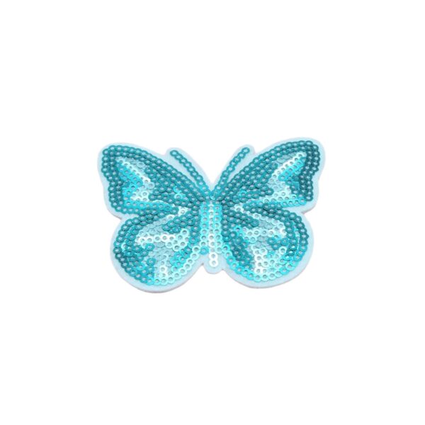 Wholesale Colorful butterfly sequin embroidery DIY Patches