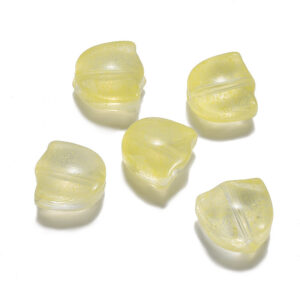 Yellow flowers (20 PCs/bag) / Flowers 9*9mm leaves 14*7mm aperture 1mm