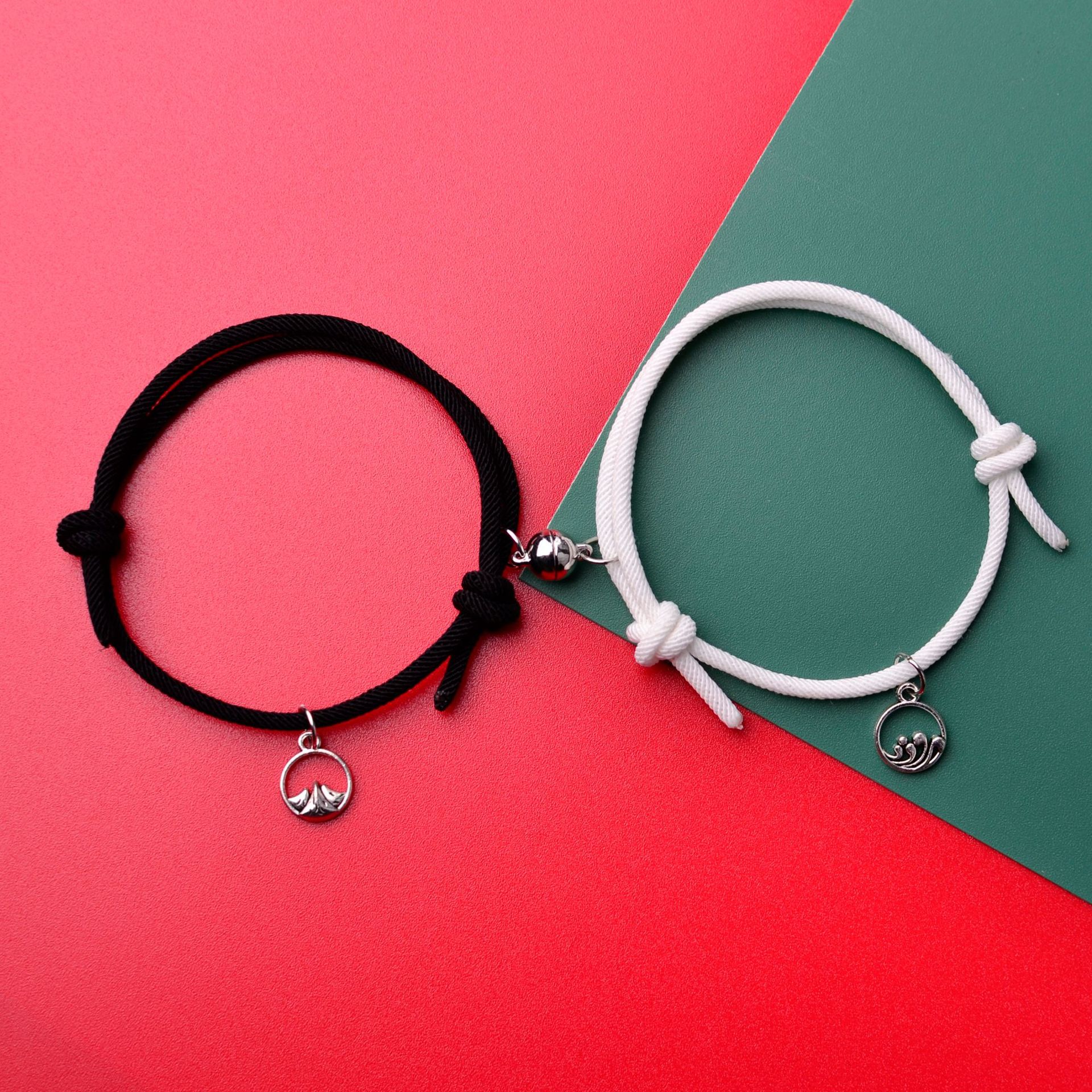 Wholesale Magnetic Attraction Cole Pair Braided Bracelets