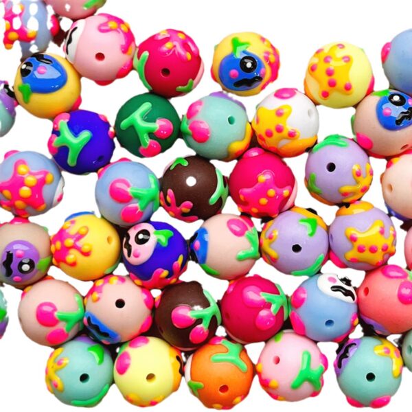 O1CN01hTXmSA2N5klJgOU1M_2216430329912-0-cib Wholesale Handmade DIY aessories mobile phone chain car pendant resin material beaded loose beads