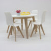 Wholesale Miniature food toy circular dining table and chair