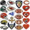 Wholesale DIY Srts Cartoon Rugby Embroidered Patches