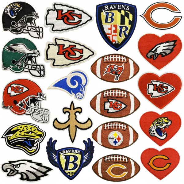 Wholesale DIY Srts Cartoon Rugby Embroidered Patches
