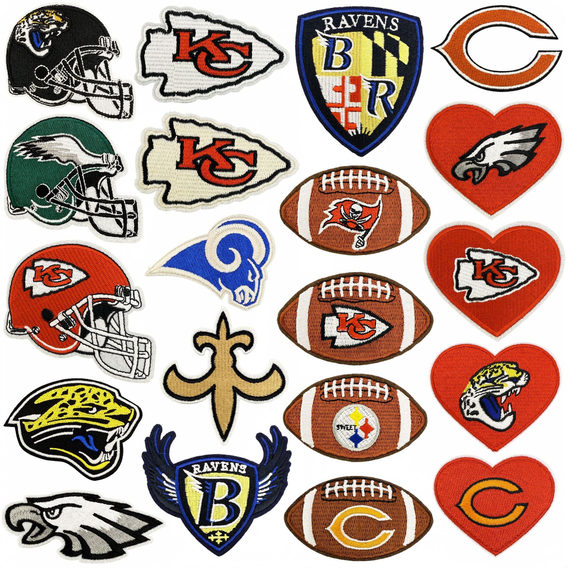 Wholesale DIY Srts Cartoon Rugby Embroidered Patches