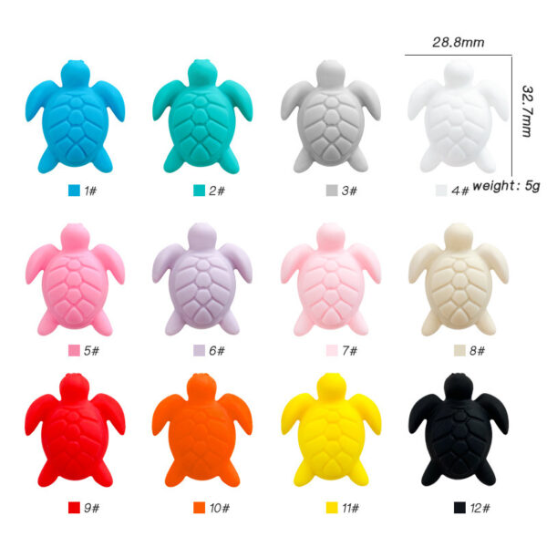 O1CN01hXrQIz1mHzgazInQ8_2220494344930-0-cib Wholesale Color Animal Turtle Cartoon Focal Beads