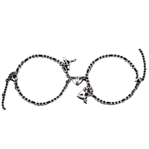 Wholesale Heart-shaped Magnet Suction Bracelet Valentine's Day