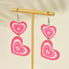 O1CN01hcgzx52D9HbG88tZH_2216733868566-0-cib Wholesale Pink Heart Earrings Acrylic Flat Earrings Elegant Simple Ear Accessories