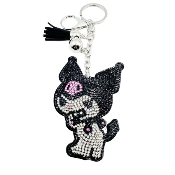 Wholesale 12pcs Cartoon Hot Diamond Keychain Diamond Crystal Star Keychai OLY Exclusive