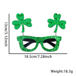 Green clover / Irish Festival Glasses