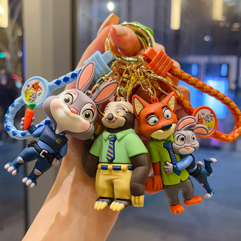 Wholesale Cute cartoon animal keychain