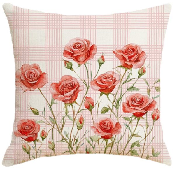 O1CN01hh12J42BnTK7YeHHn_4183138383-0-cib Wholesale Pink With Printed Design Versatile Linen Material Valentine's Day Pillow Cover