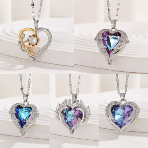 Wholesale Valentine's Day Heart of the Ocean Necklace