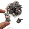 O1CN01hjHzv92FO3knHy0bZ_2216349148869-0-cib Wholesale New Creative Silicone Beads Cartoon Donkey Silicone Beads 10pcs/pack