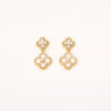 O1CN01hjRLaF1yQwohu2ln2_2216347276574-0-cib Wholesale Four leaf clover zircon sweet earrings