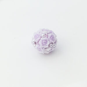 Purple flower ball (1 piece)