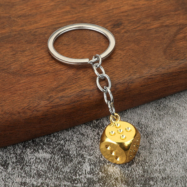 Wholesale Poker God Dice Mahjong Stopper Winning Keychain