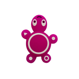 Turtle beads rose red