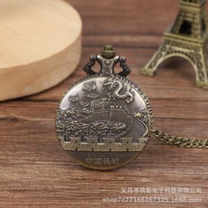 Wholesale Vintage Great Wall Tourist Souvenir Pocket Watch