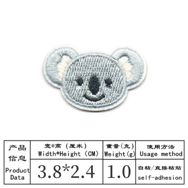 Wholesale Cartoon Animal Flower Embroidery DIY Patches