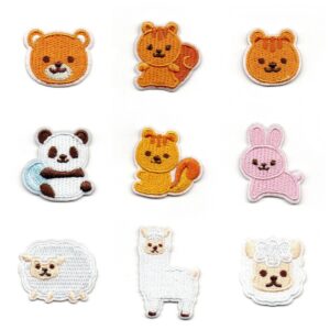 Wholesale Cute bear and lamb embroidery