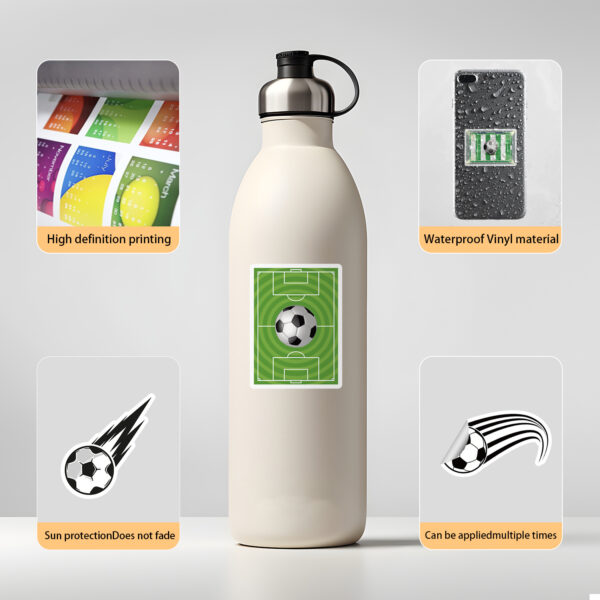 Wholesale 50 football graffiti stickers sports ball waterproof decorative stickers