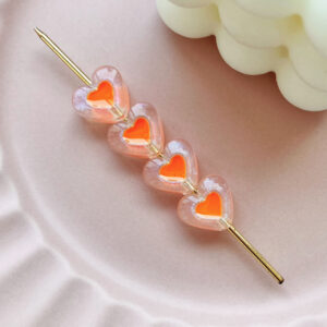 Pearlescent Orange / 15 * 17mm 1 piece