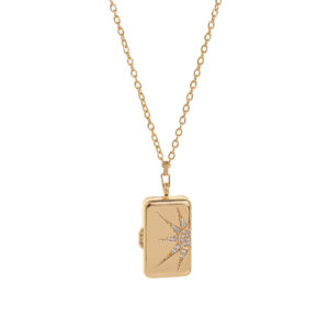 Long sun opening and closing necklace